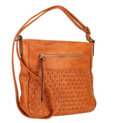 Geanta Casual Dama - Geanta casual dama piele ecologica maro cu model exterior si bretea ajustabila maro Turbo Bags BSCA210192