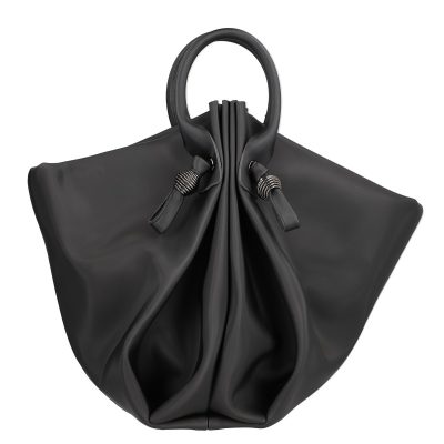 Geanta Casual Dama - Geanta mini shopper femei piele eco neagra impermeabila model tip sac cu maner Galanti BSGLCA2111025