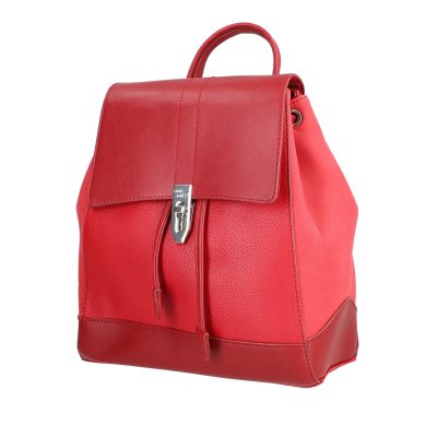 Geanta Rosie - Rucsac damă piele ecologică roșu închidere cu șnur David Jones BS6516RUDJ2208400