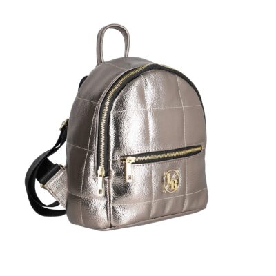 Genti Bronz - Rucsac mini femei din piele ecologică bronz Laura Biaggi BS319MG2208273