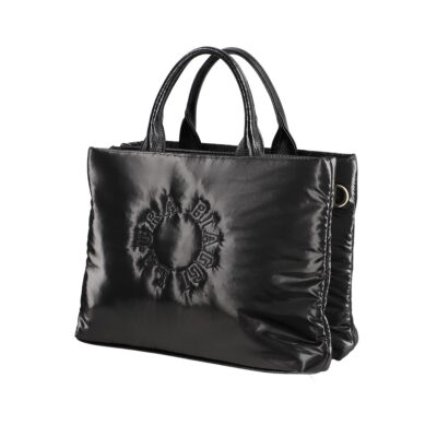 Geanta Neagra - Geanta Neagra Dama Shopper din Material Sintetic cu 2 Compartimente - Laura Biaggi BS1220G2301029