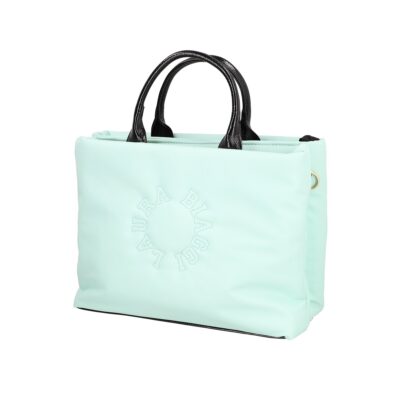 Geanta Verde - Geanta Shopper pentru femei din piele eco verde fistic cu doua compartimente Laura Biaggi BS1220G2301024