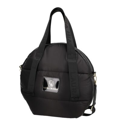 Genti Shopper - Geanta Shopper Dama din Material Sintetic Neagra cu Bretea - Laura BS2140SH2301276