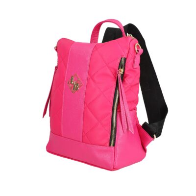 Genti Shopper - Rucsac dama casual piele ecologica fuchsia Laura Biaggi BS3175SH23012670