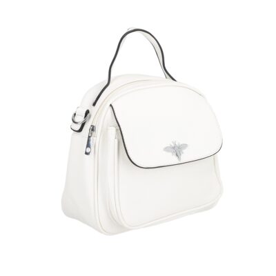 Noutăți - Geanta Umar Dama Piele Ecologica Casual Alba - The Grace Bags BS7318RU2301199