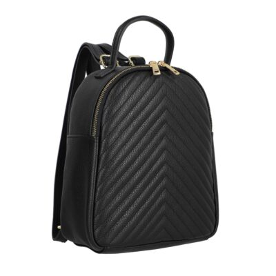 Geanta Casual Dama - Rucsac din Piele Naturala Dama Negru cu 1 Compartiment - Laura Biaggi BS98129RU2303005