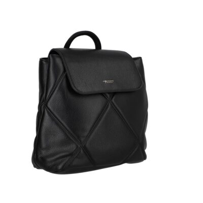 Geanta Neagra - Rucsac Dama cu 2 Compartimente din Piele Eco Negru - DianaCO BS3324RU2301166